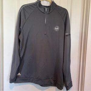 Pebble Beach Men's Gray Quarter-Zip Jacket